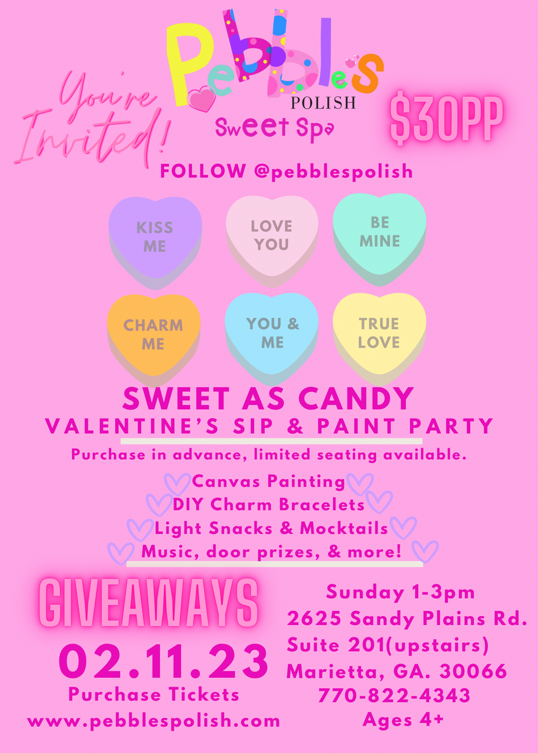 Valentines Sip & Paint Party